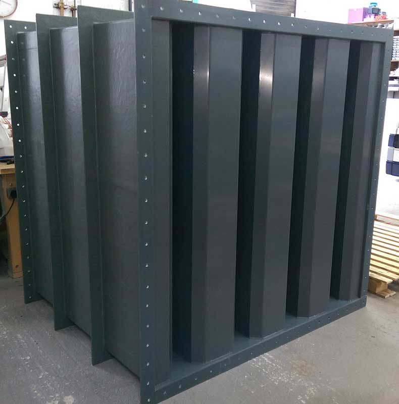 UPVC / GRP rectangular podded attenuator