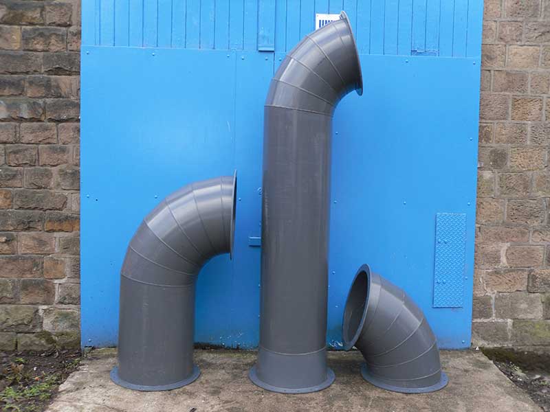 UPVC fabricated segment bends