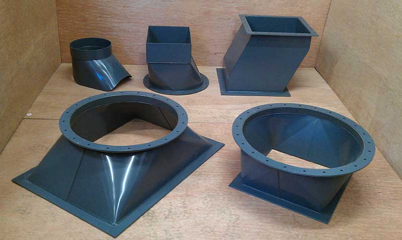 UPVC transformation pieces