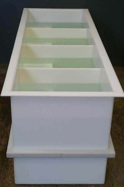 Polypropylene dipping tank