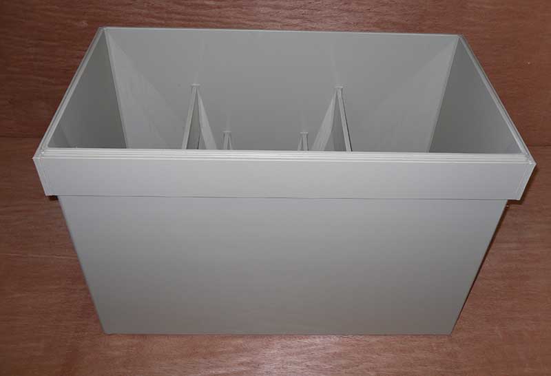Polypropylene storage box